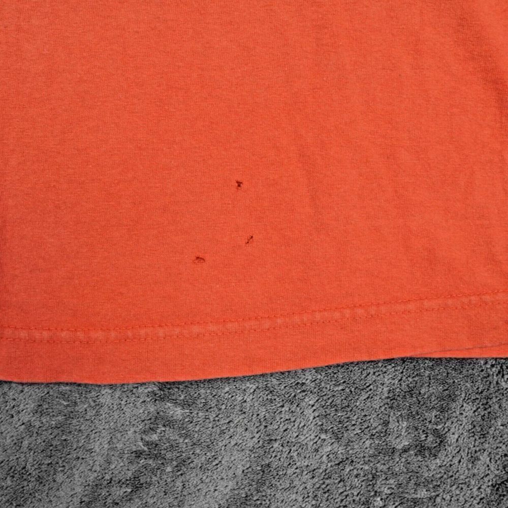 Vintage Harley Davidson Tank Top Mens Xxl Orange Skull Logo Rear Logo Manchester View 6